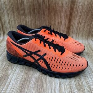 Asics Gel-Quantum 360 Men's Size 11.5 Running Shoes‎ Orange Black Athletic T5J1N